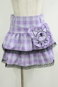 QOOZA / Kuromi mini skirt  ラベンダー H-25-10-12-1047-PU-SK-KB-ZH