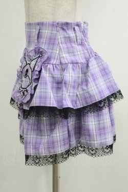画像2: QOOZA / Kuromi mini skirt  ラベンダー H-25-10-12-1047-PU-SK-KB-ZH