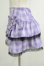 画像2: QOOZA / Kuromi mini skirt  ラベンダー H-25-10-12-1051-PU-SK-KB-ZH (2)