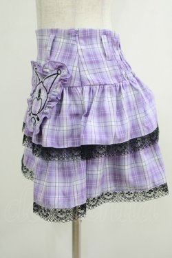 画像2: QOOZA / Kuromi mini skirt  ラベンダー H-25-10-12-1051-PU-SK-KB-ZH