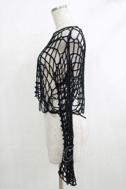 画像2: KILL STAR / Night Trap Sweater L ブラック H-25-10-12-1056-SL-TO-KB-ZH