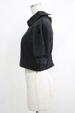 画像2: MORPH8NE / Brooke's top L ブラック H-25-10-12-1057-PU-TO-KB-ZH