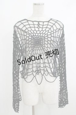 画像1: KILL STAR / Night Trap Sweater L ブラック H-25-10-12-1060-SL-TO-KB-OS