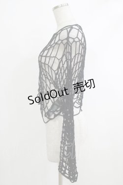 画像2: KILL STAR / Night Trap Sweater L ブラック H-25-10-12-1060-SL-TO-KB-OS