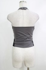 画像3: 【SALE】PUNK RAVE / Reversible printed vest M-L ブラック×グレー H-25-10-12-1061-PU-TO-KB-ZH (3)