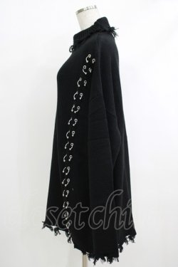 画像2: KILL STAR / Daith Knit Sweater S ブラック H-25-10-12-1062-SL-TO-KB-ZH
