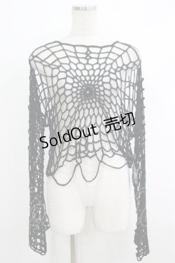 画像1: KILL STAR / Night Trap Sweater L ブラック H-25-10-12-1063-SL-TO-KB-ZS