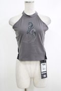 PUNK RAVE / Reversible printed vest M-L ブラック×グレー H-25-10-12-1064-PU-TO-KB-ZH