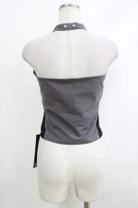 画像3: 【SALE】PUNK RAVE / Reversible printed vest M-L ブラック×グレー H-25-10-12-1064-PU-TO-KB-ZH (3)