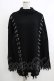 画像1: KILL STAR / Daith Knit Sweater S ブラック H-25-10-12-1065-SL-TO-KB-ZH (1)