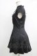 画像2: PUNK RAVE / Chinese style cutton knight series hardcore dress S ブラック H-25-10-12-1001-PU-OP-KB-ZH (2)