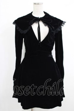 画像1: KILL STAR / Emilee Emilee Collar Dress XS ブラック H-25-10-12-1007-SL-OP-KB-ZH