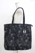 KILL STAR / Dark And Doomed Beach Bag  ブラック H-25-10-12-1073-SL-BG-KB-ZH