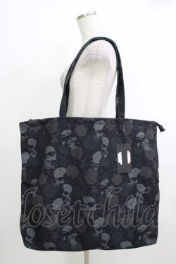 画像1: KILL STAR / Dark And Doomed Beach Bag  ブラック H-25-10-12-1073-SL-BG-KB-ZH