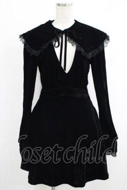 画像1: KILL STAR / Emilee Emilee Collar Dress XS ブラック H-25-10-12-1009-SL-OP-KB-ZH
