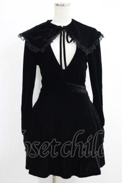 画像1: KILL STAR / Emilee Emilee Collar Dress XS ブラック H-25-10-12-1011-SL-OP-KB-ZH
