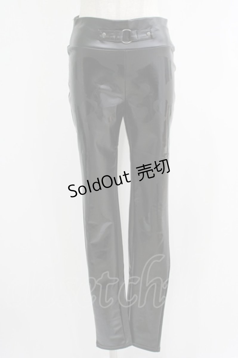 画像1: KILL STAR / Ossuary Leggings S ブラック H-25-10-12-1017-SL-PA-KB-ZY (1)