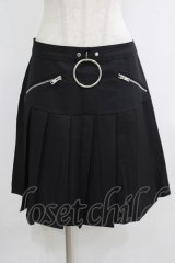 KILL STAR / No Lip Pleated Skirt L ブラック H-25-10-12-1024-SL-SK-KB-ZH