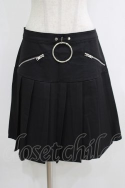 画像1: KILL STAR / No Lip Pleated Skirt L ブラック H-25-10-12-1024-SL-SK-KB-ZH