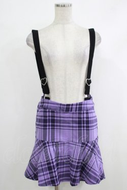画像1: KILL STAR / School Dayz Skirt S パープル H-25-10-12-1025-SL-SK-KB-ZH