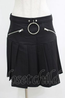 画像1: KILL STAR / No Lip Pleated Skirt S ブラック H-25-10-12-1026-SL-SK-KB-ZH