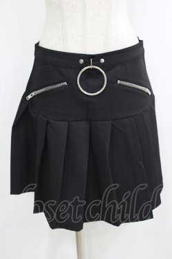 画像1: KILL STAR / No Lip Pleated Skirt S ブラック H-25-10-12-1028-SL-SK-KB-ZH
