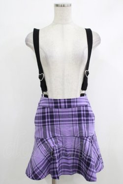画像1: KILL STAR / School Dayz Skirt XS パープル H-25-10-12-1029-SL-SK-KB-ZH