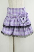 QOOZA / Kuromi mini skirt  ラベンダー H-25-10-12-1030-PU-SK-KB-ZH