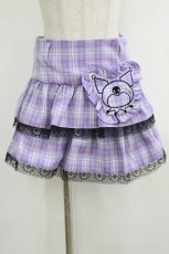 画像1: QOOZA / Kuromi mini skirt  ラベンダー H-25-10-12-1030-PU-SK-KB-OS (1)