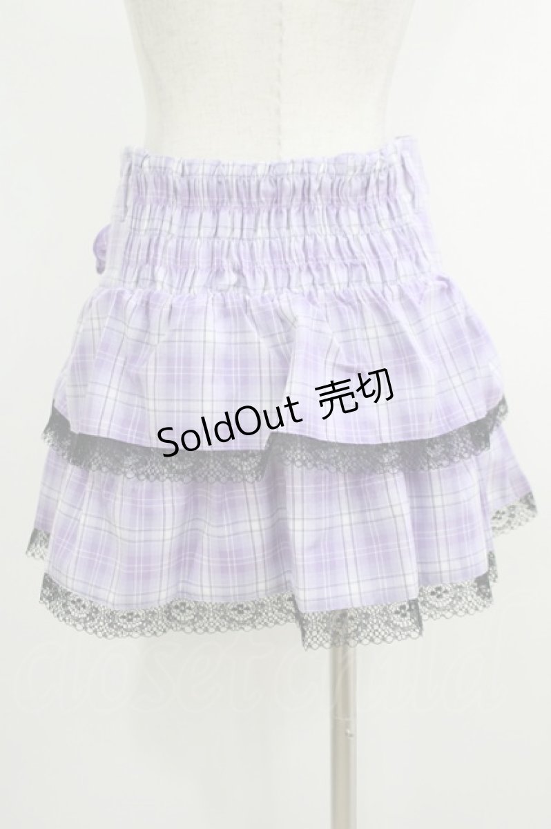 画像3: QOOZA / Kuromi mini skirt  ラベンダー H-25-10-12-1030-PU-SK-KB-OS (3)