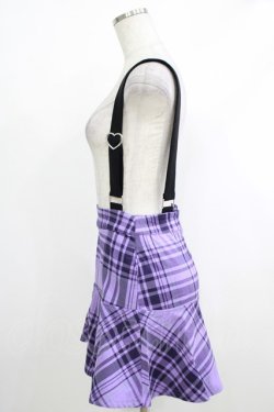画像2: KILL STAR / School Dayz Skirt XS パープル H-25-10-12-1033-SL-SK-KB-ZH
