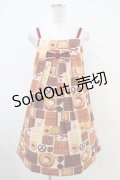 Emily Temple cute / ビスケット＆チョコノースリーブワンピース  ピンク H-25-10-12-015-ET-OP-KB-ZH