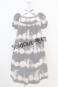 Emily Temple cute / ワンダーランドホルターワンピース  クロ H-25-10-12-025-ET-OP-KB-ZH