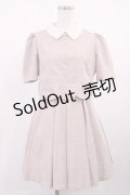 Rojita / ホワイトカラーワンピース Free ピンク H-25-10-13-004-LO-OP-NS-ZH