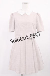 Rojita / ホワイトカラーワンピース Free ピンク H-25-10-13-004-LO-OP-NS-ZH