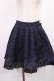 画像1: axes femme POETIQUE / 音符ジャガードスカート M ネイビー H-25-10-13-007-AX-SK-NS-ZH (1)