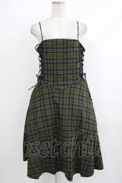 画像1: KILL STAR / Elyswyth Dress M グリーン H-25-10-13-1001-SL-OP-KB-ZH
