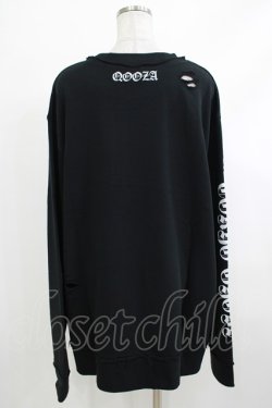 画像3: QOOZA / 東京喰種×QOOZA金木研 ダメージスウェット  ブラック H-25-10-13-1031-PU-TO-KB-ZH