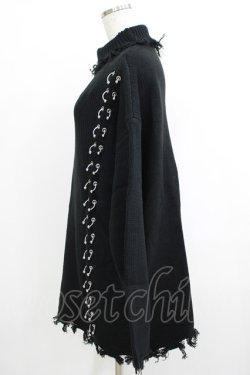画像2: KILL STAR / Daith Knit Sweater XS ブラック H-25-10-13-1032-SL-TO-KB-ZH