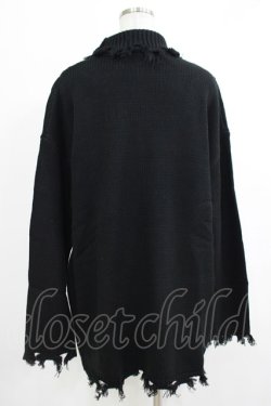画像3: KILL STAR / Daith Knit Sweater XS ブラック H-25-10-13-1032-SL-TO-KB-ZH