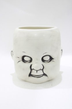画像1: KILL STAR / DOLLS HEAD PLANTER  ホワイト H-25-10-13-1038-SL-ZA-KB-ZH