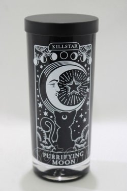 画像1: KILL STAR / MOONSPELL RITUAL CANDLE  ブラック H-25-10-13-1044-SL-ZA-KB-ZH
