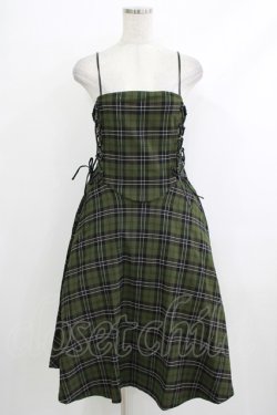 画像1: KILL STAR / Elyswyth Dress S グリーン H-25-10-13-1005-SL-OP-KB-ZH