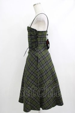 画像2: KILL STAR / Elyswyth Dress S グリーン H-25-10-13-1005-SL-OP-KB-ZH