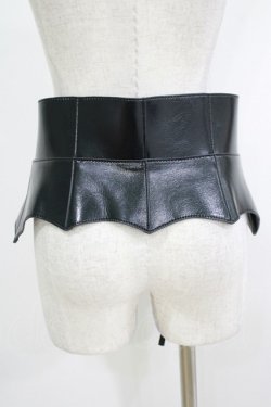 画像2: KILL STAR / Wetland Bat Peplum Corset ML ブラック H-25-10-13-1051-SL-ZA-KB-ZH