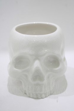 画像1: KILL STAR / CRANIUM PLANTER  ホワイト H-25-10-13-1069-SL-ZA-KB-ZH