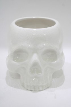 画像1: KILL STAR / CRANIUM PLANTER  ホワイト H-25-10-13-1070-SL-ZA-KB-ZH