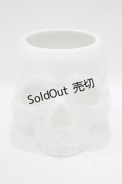 画像1: 【SALE】KILL STAR / CRANIUM PLANTER  ホワイト H-25-10-13-1070-SL-ZA-KB-ZT-W005
