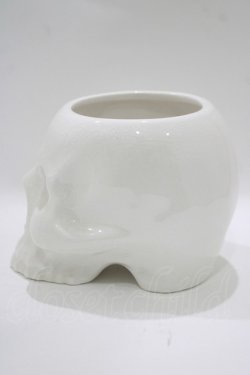 画像2: KILL STAR / CRANIUM PLANTER  ホワイト H-25-10-13-1070-SL-ZA-KB-ZH