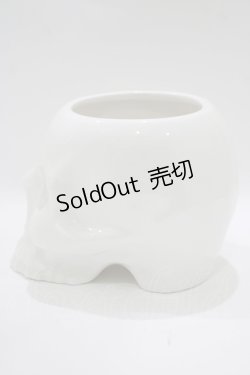 画像2: 【SALE】KILL STAR / CRANIUM PLANTER  ホワイト H-25-10-13-1070-SL-ZA-KB-ZT-W005